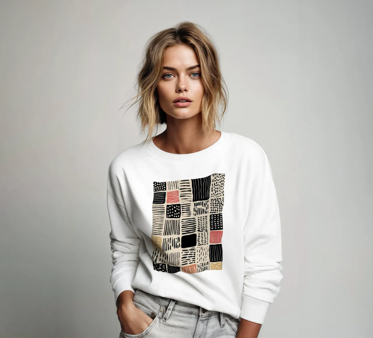 Ink Patchwork sweat de Sienna Atelier