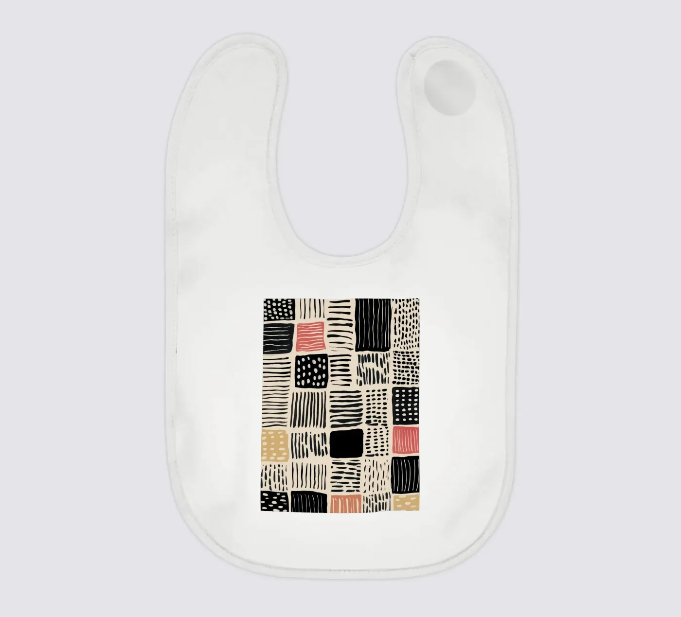 Ink Patchwork baby slabbetje van Sienna Atelier