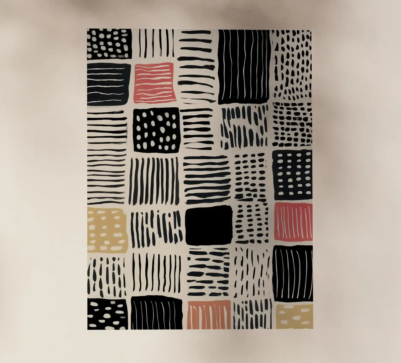 Ink Patchwork backlit film by Sienna Atelier