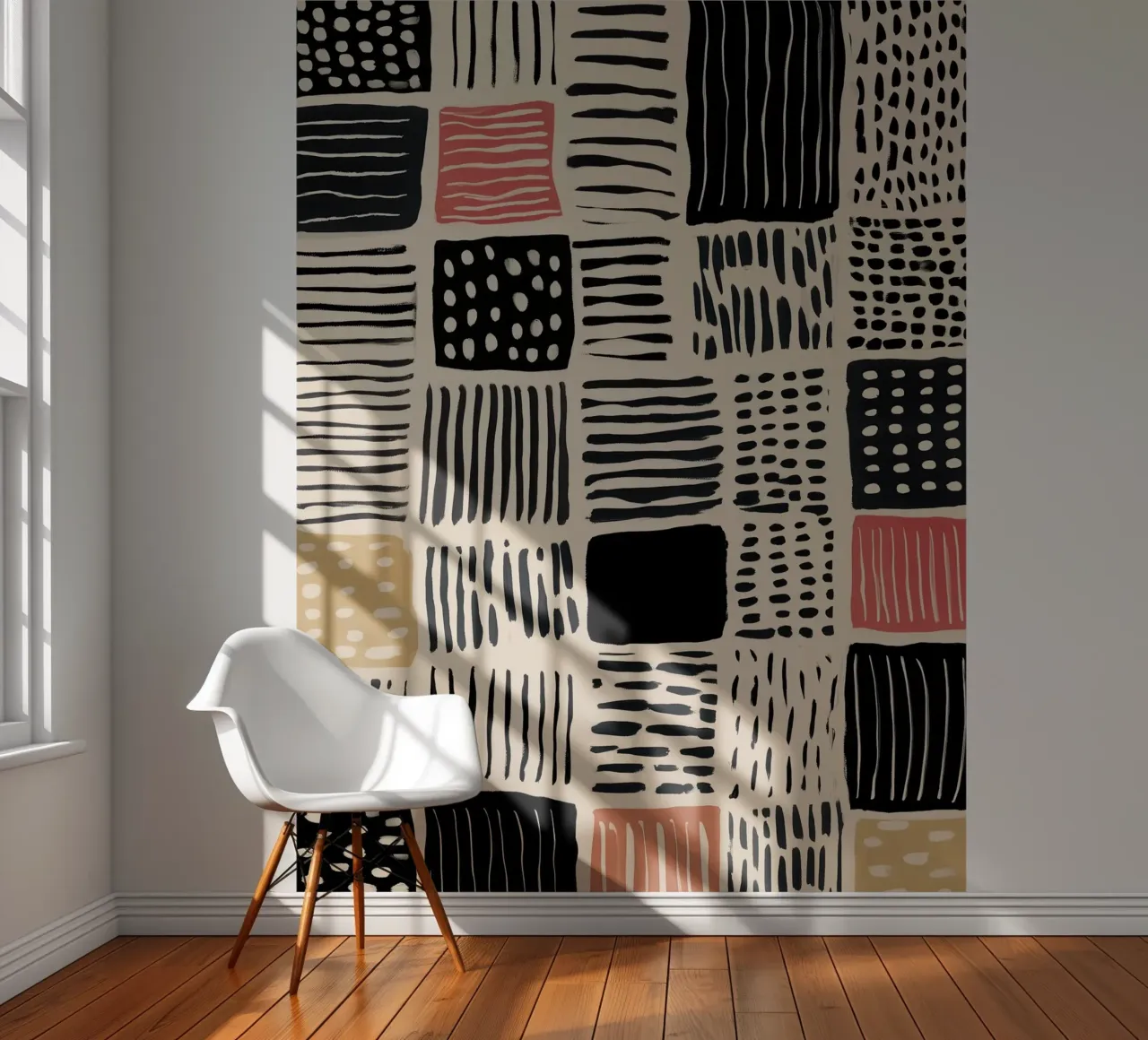 Ink Patchwork photo wallpaper by Sienna Atelier