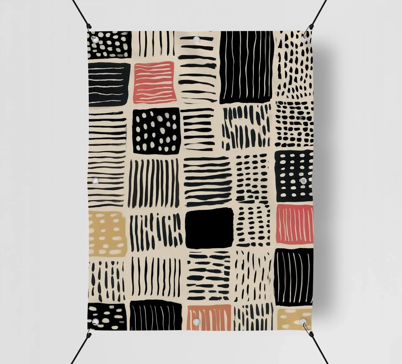 Ink Patchwork telo in pvc da Sienna Atelier