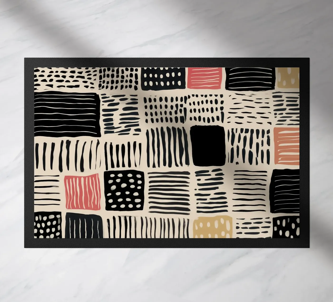 Ink Patchwork deurmat van Sienna Atelier