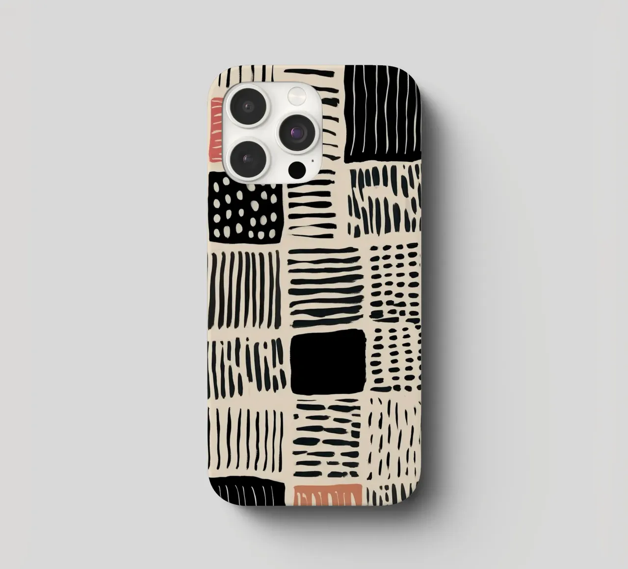 Ink Patchwork iphone case by Sienna Atelier