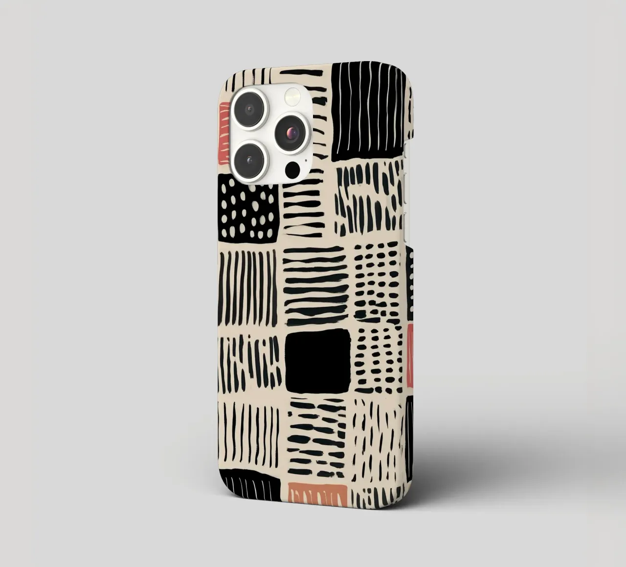 Ink Patchwork iphone case by Sienna Atelier