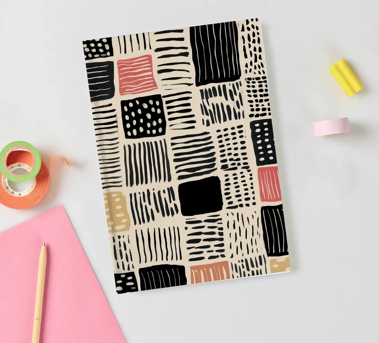 Ink Patchwork carnet de notes de Sienna Atelier