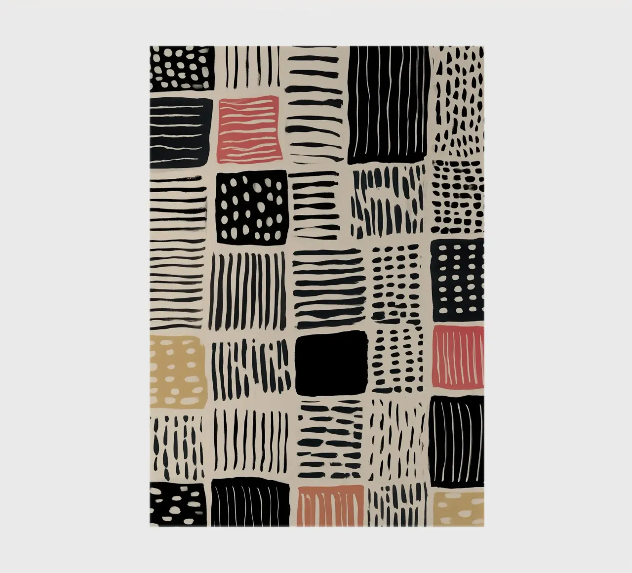 Ink Patchwork carnet de notes de Sienna Atelier