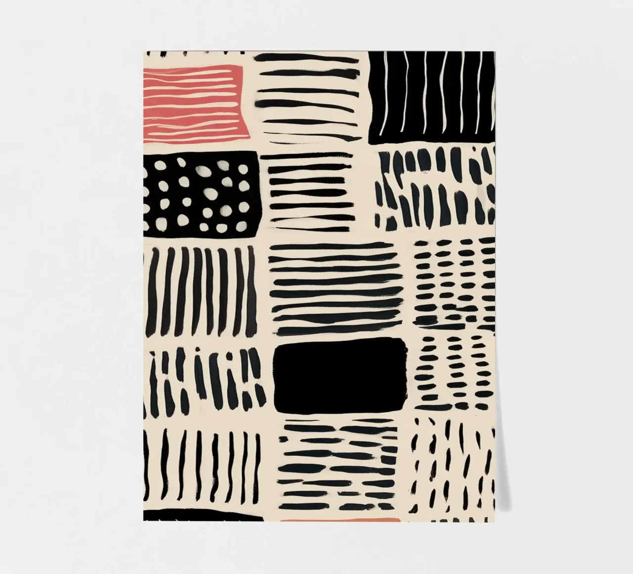 Ink Patchwork sticker sheet by Sienna Atelier