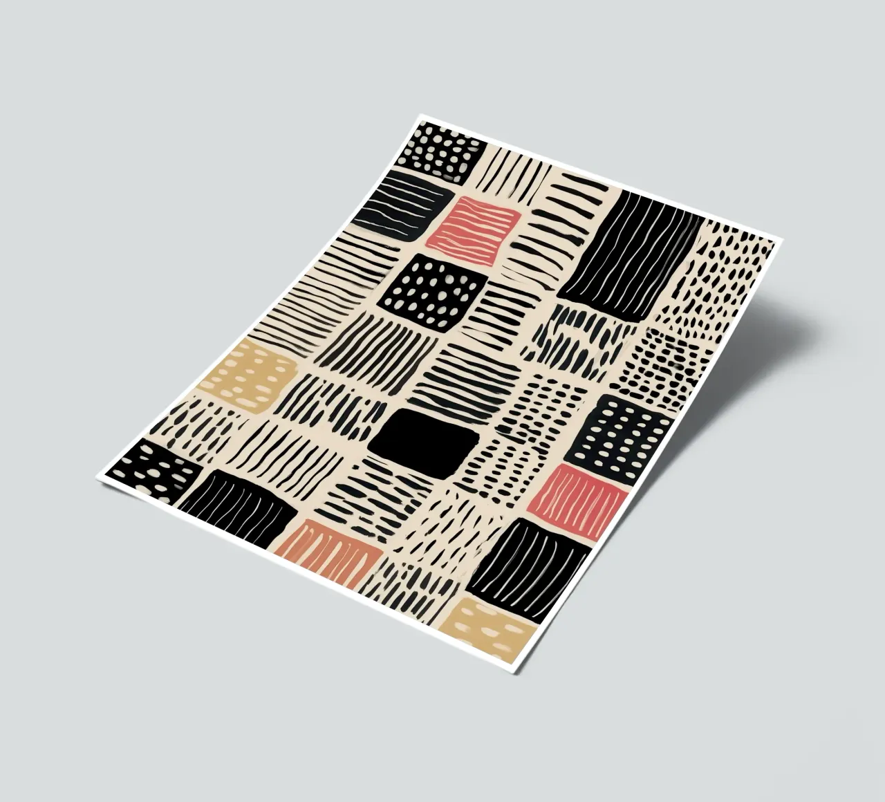 Ink Patchwork sticker sheet by Sienna Atelier