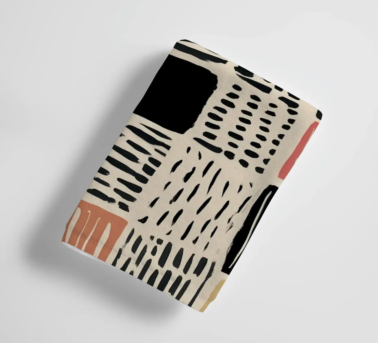 Ink Patchwork towel by Sienna Atelier