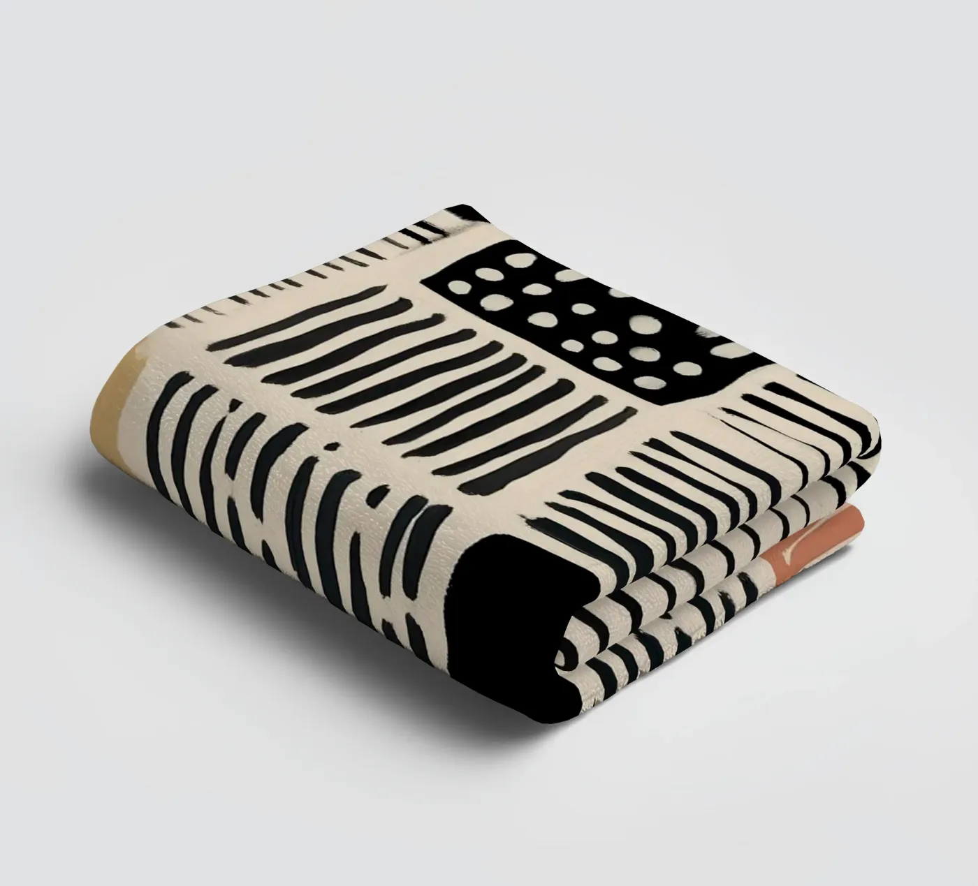 Ink Patchwork badhanddoek van Sienna Atelier