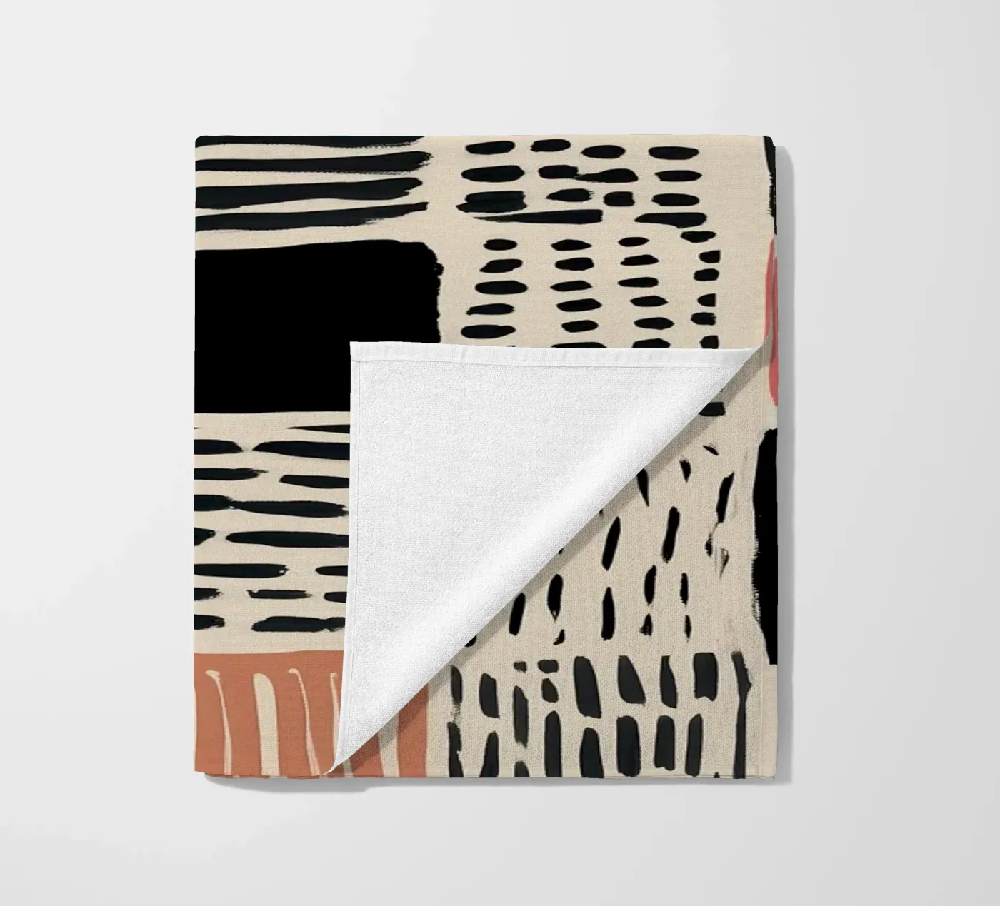 Ink Patchwork Strandtuch von Sienna Atelier