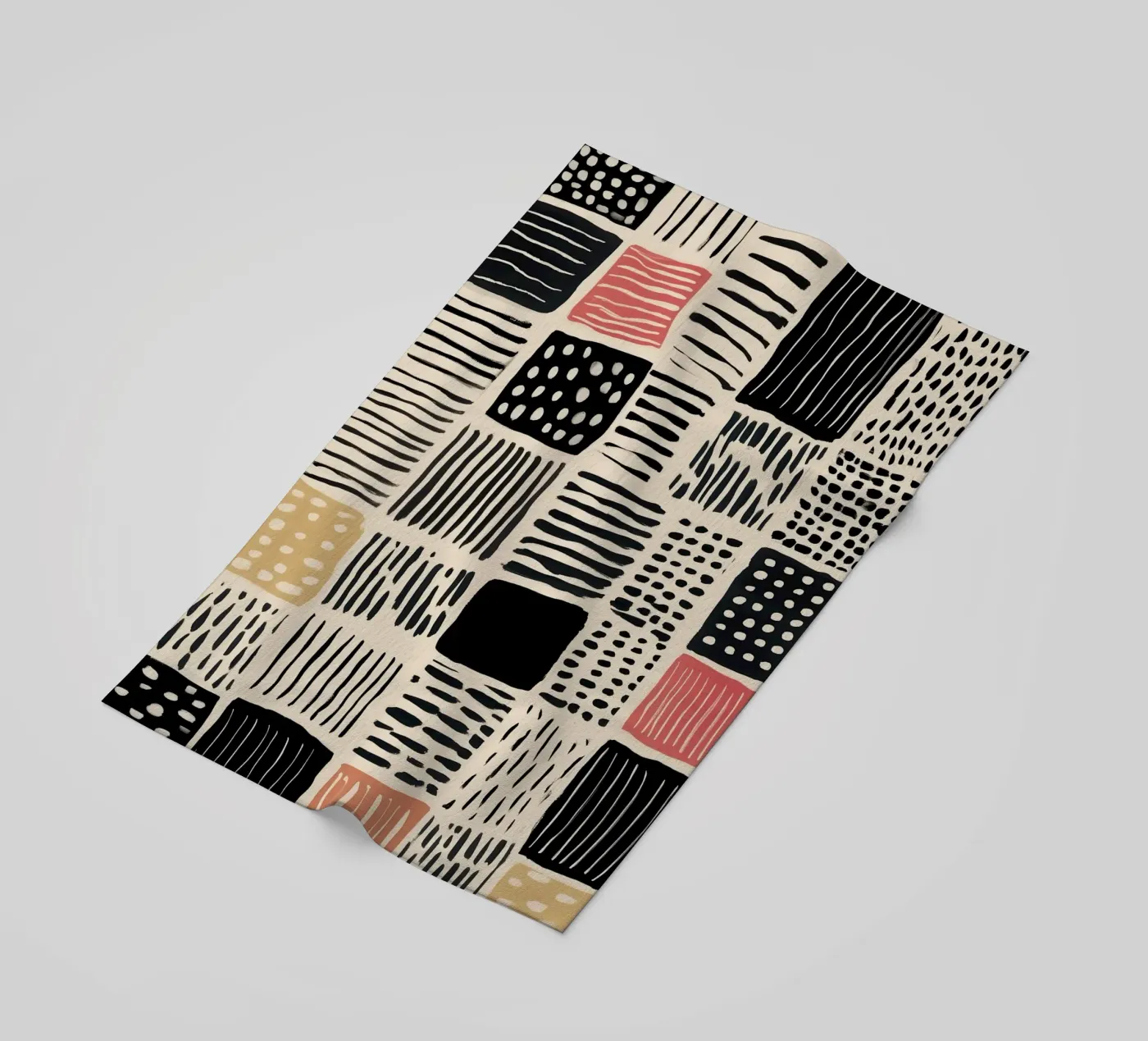 Ink Patchwork Strandtuch von Sienna Atelier