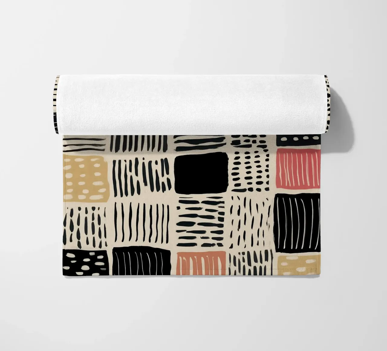 Ink Patchwork Strandtuch von Sienna Atelier