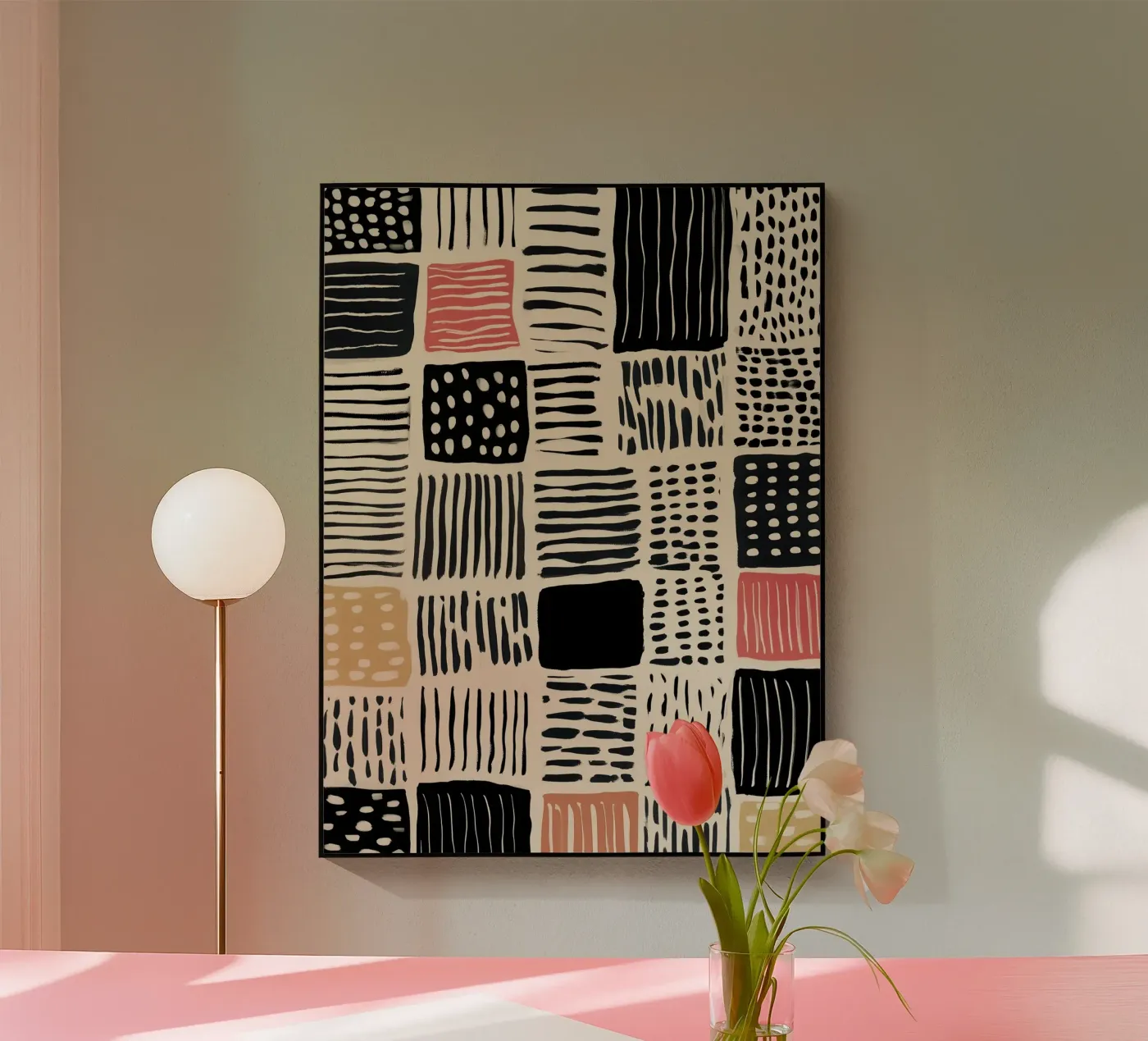 Ink Patchwork plexiglas de Sienna Atelier