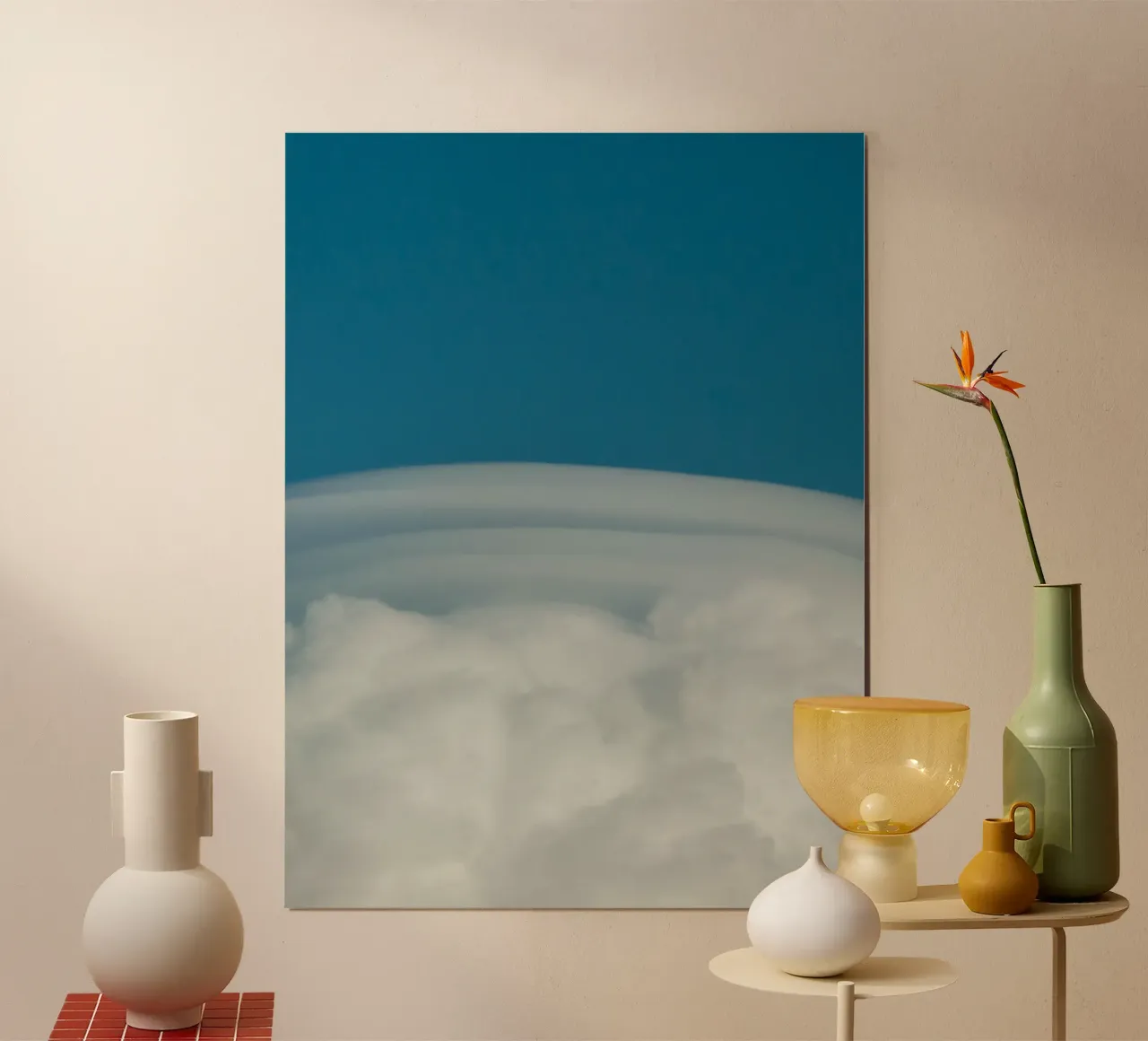 circle round cloud poster by marty
