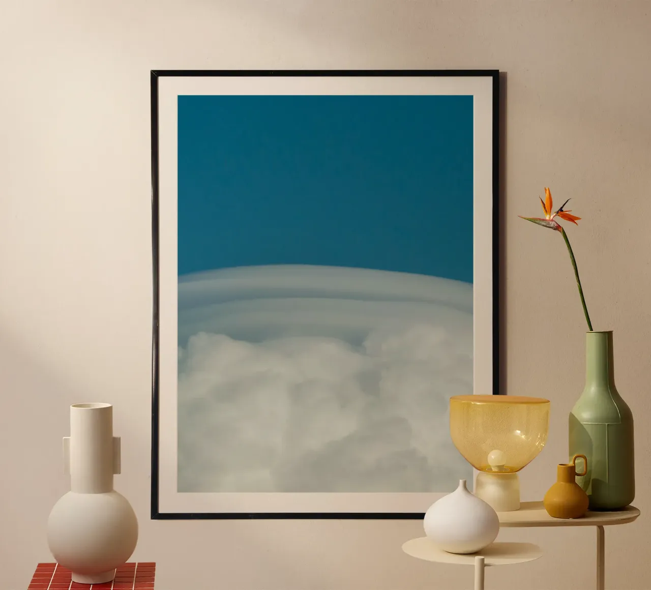 circle round cloud poster by marty