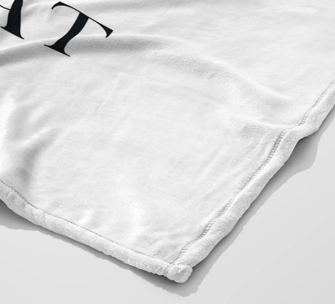 Inspiring quote in a minimalist style fleece blanket by Whole©