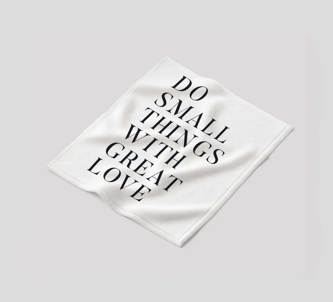 Inspiring quote in a minimalist style fleece blanket by Whole©