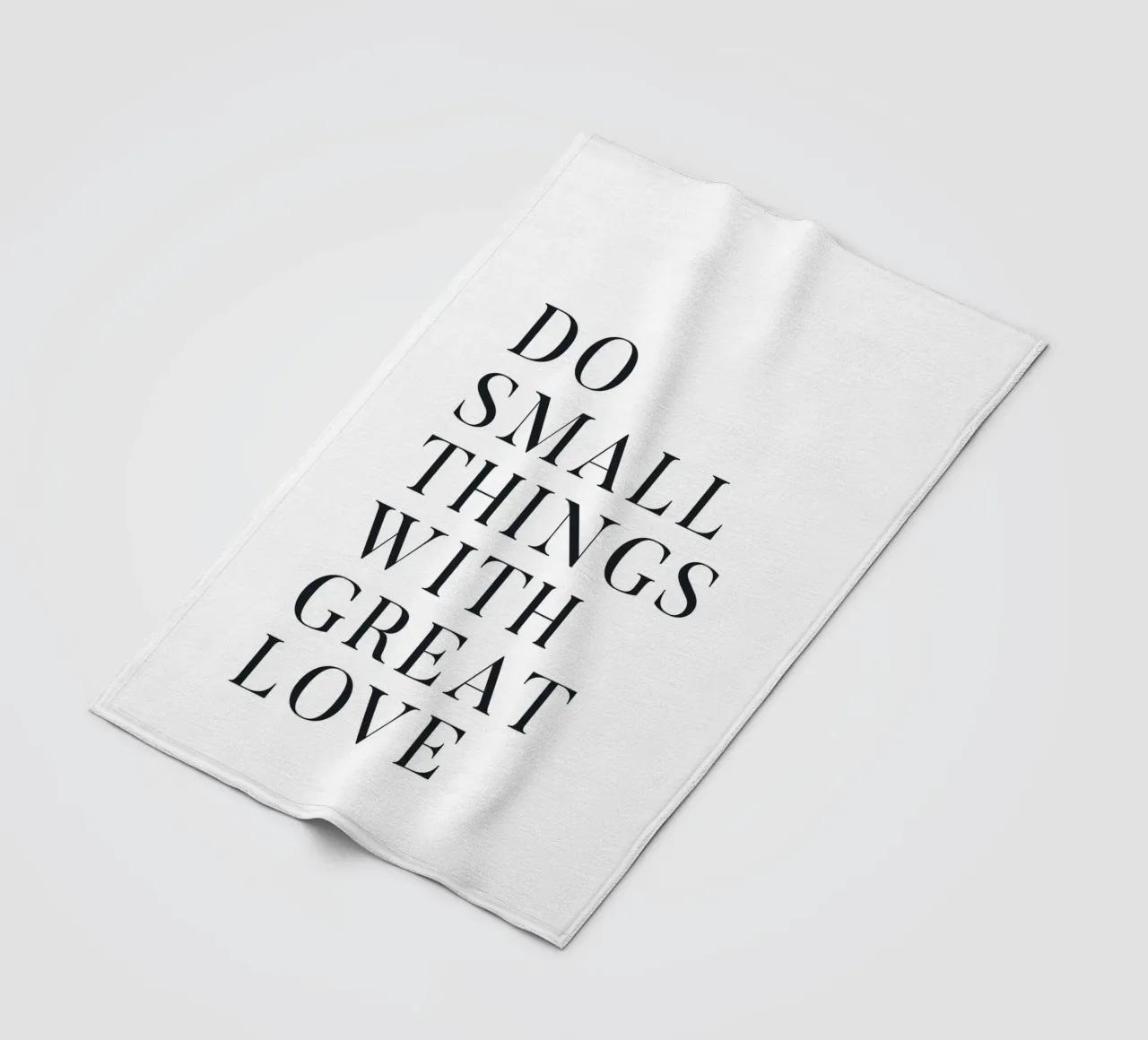 Inspiring quote in a minimalist style fleece blanket by Whole©