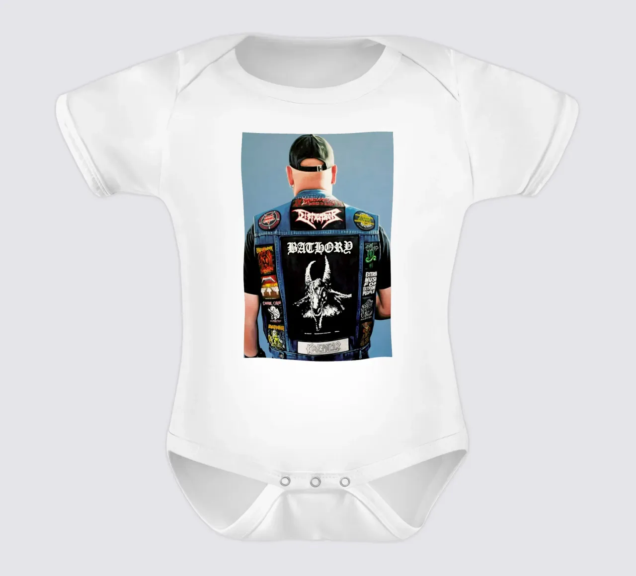 Hellveste 1 body neonato maniche corte da Jérôme Romain