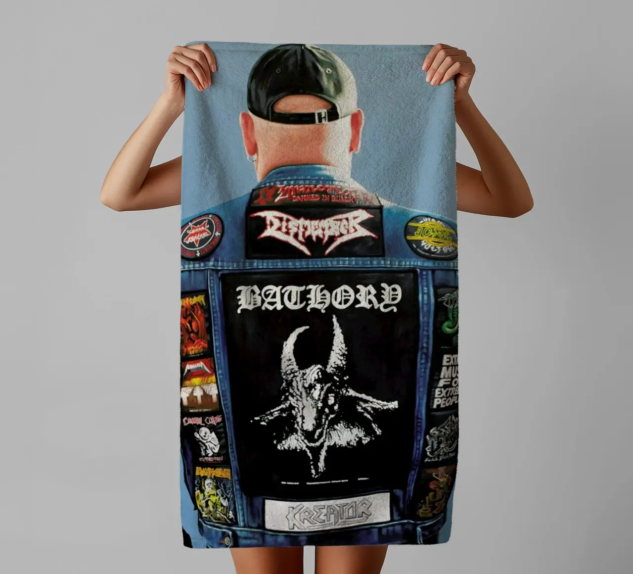 Hellveste 1 asciugamano da bagno da Jérôme Romain
