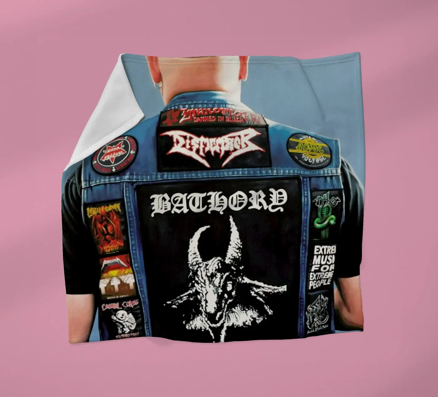 Hellveste 1 Fleecedecke von Jérôme Romain