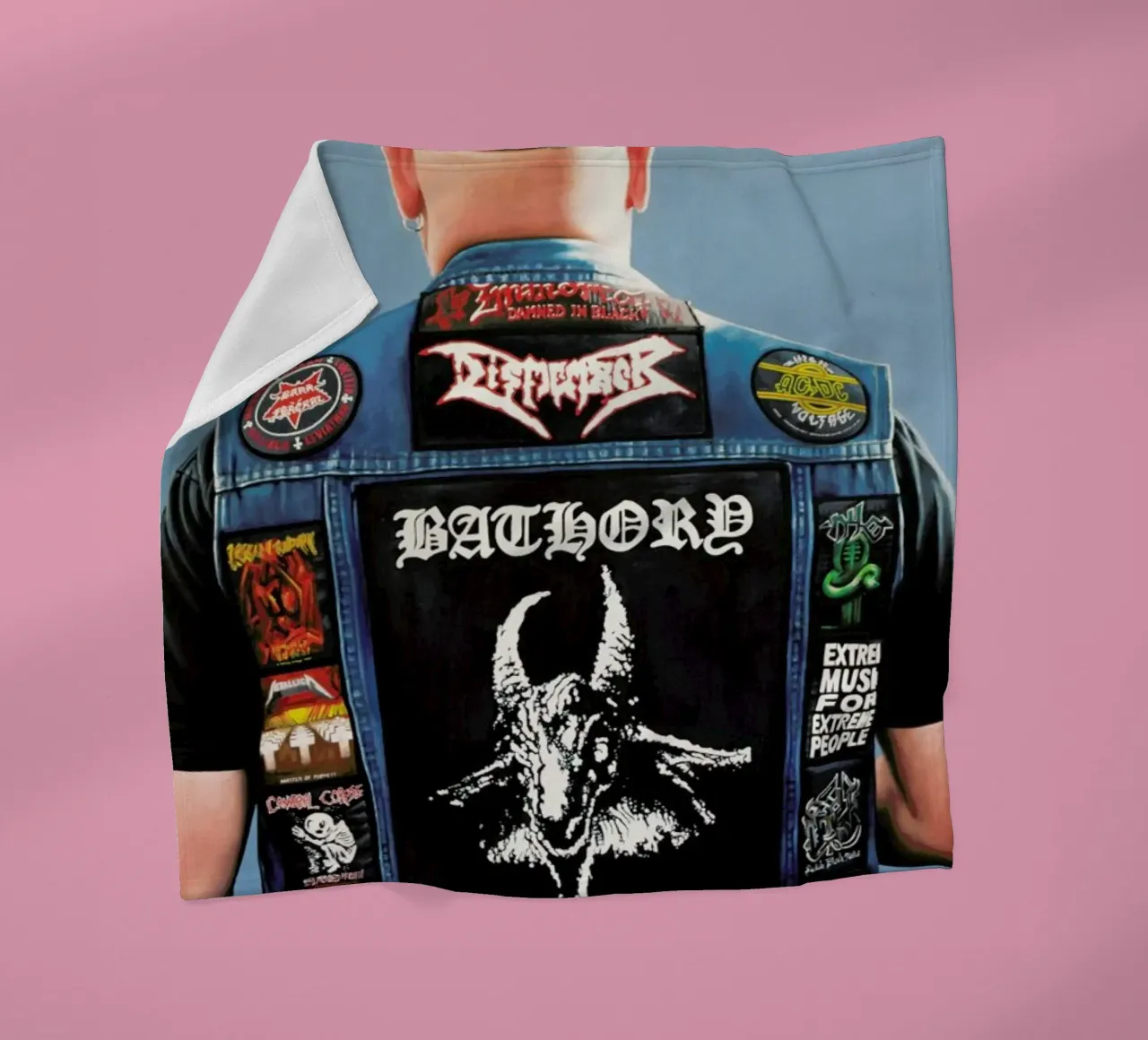 Hellveste 1 Fleecedecke von Jérôme Romain