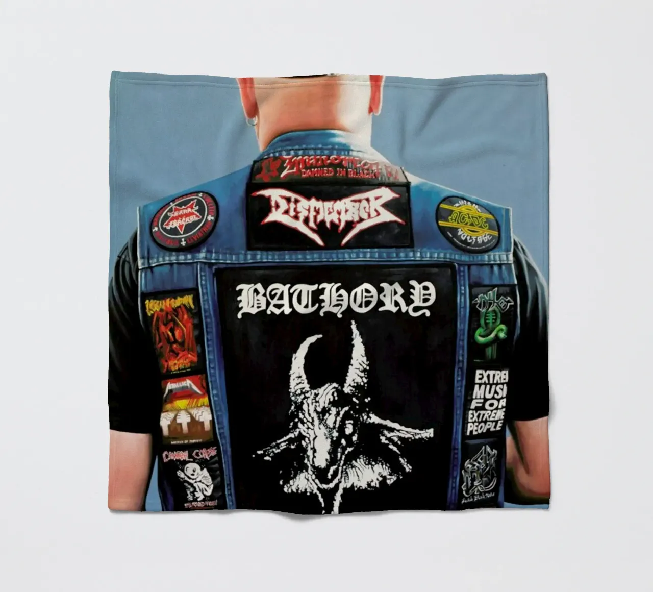 Hellveste 1 Fleecedecke von Jérôme Romain