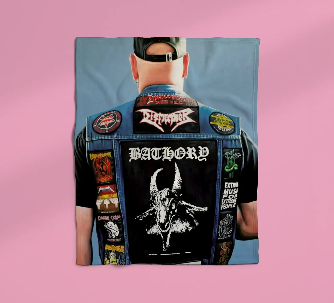 Hellveste 1 Fleecedecke von Jérôme Romain