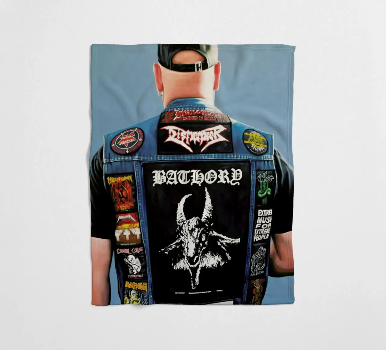 Hellveste 1 Fleecedecke von Jérôme Romain