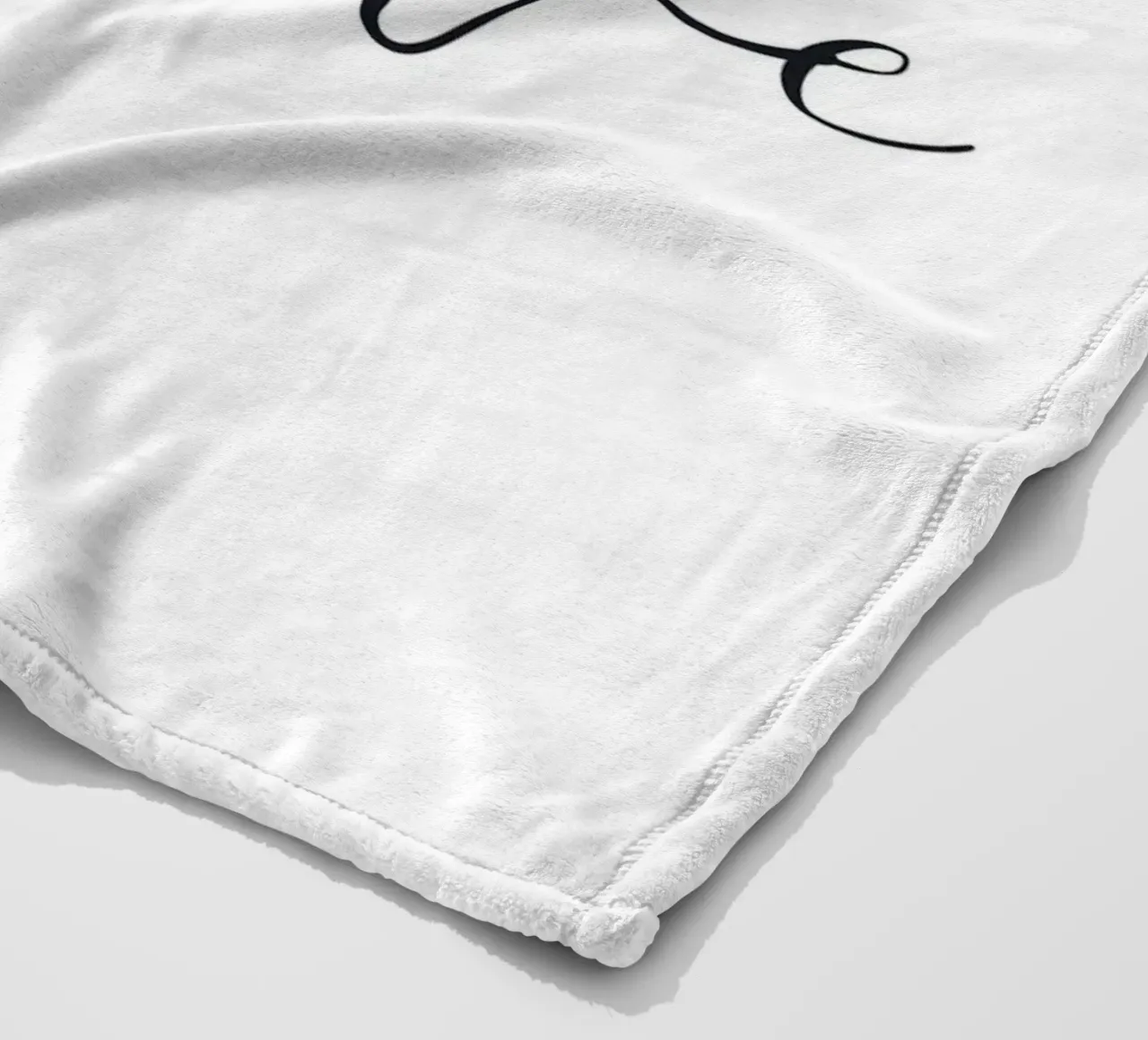 Modern typography - love and loss in design fleece blanket by Whole©