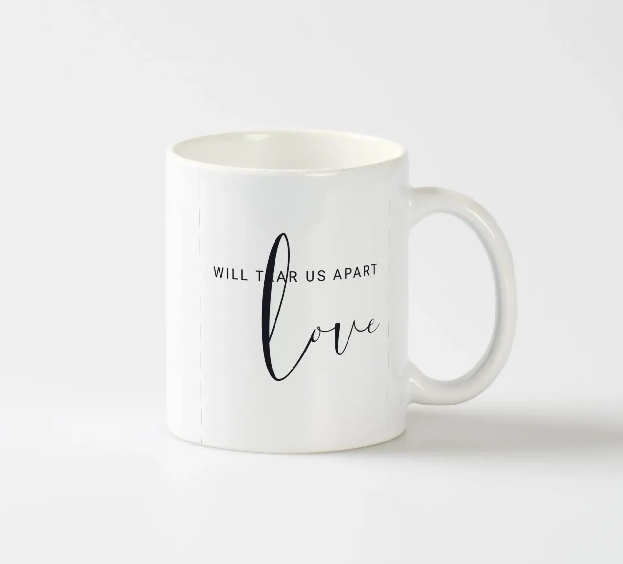 Tipografia moderna: amore e perdita nel design tazza in ceramica da Whole©