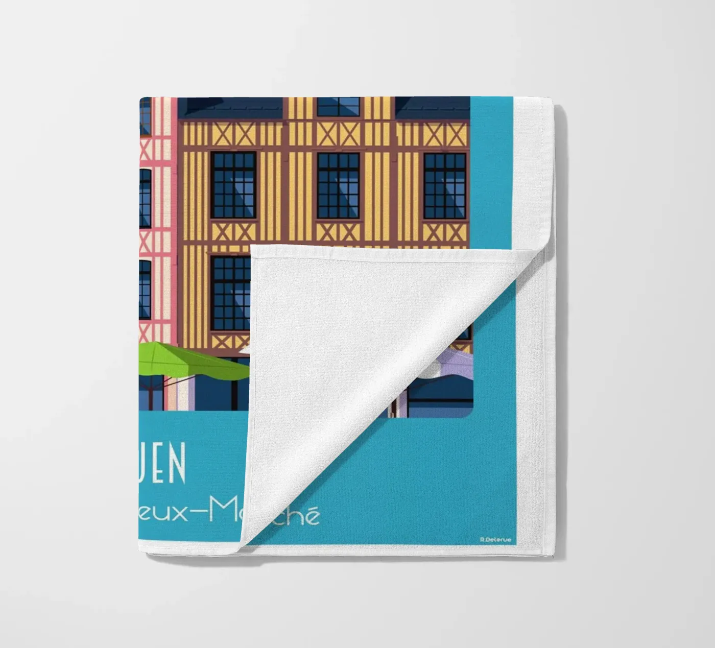 Rouen strandhanddoek van Raphaël Delerue