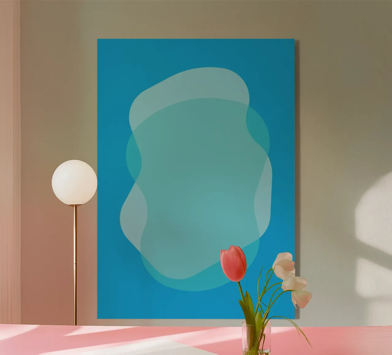 Oceano blu plexiglass da Yoko Drawing Art