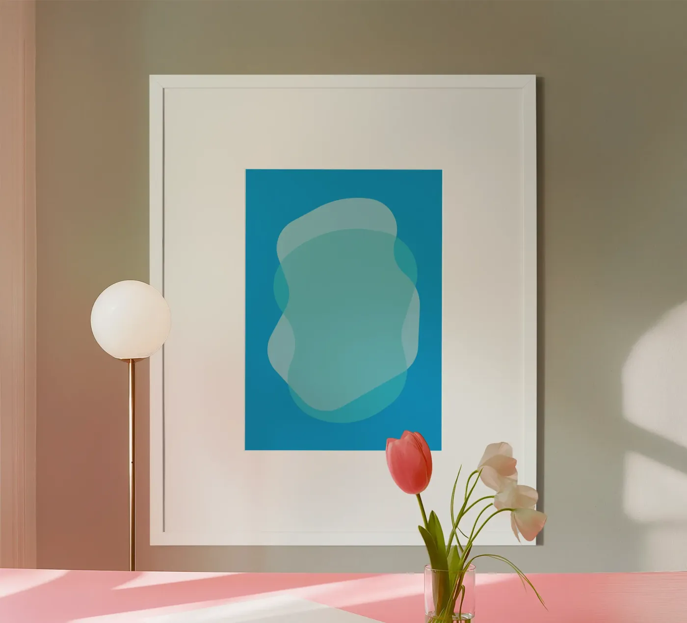 Oceano blu poster da Yoko Drawing Art