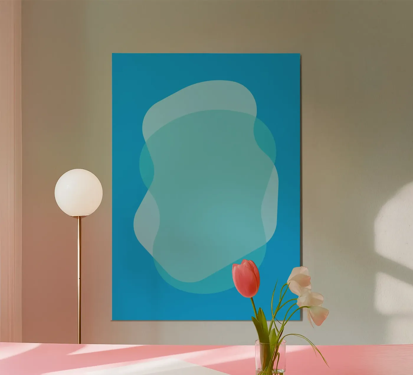 Oceano blu poster da Yoko Drawing Art