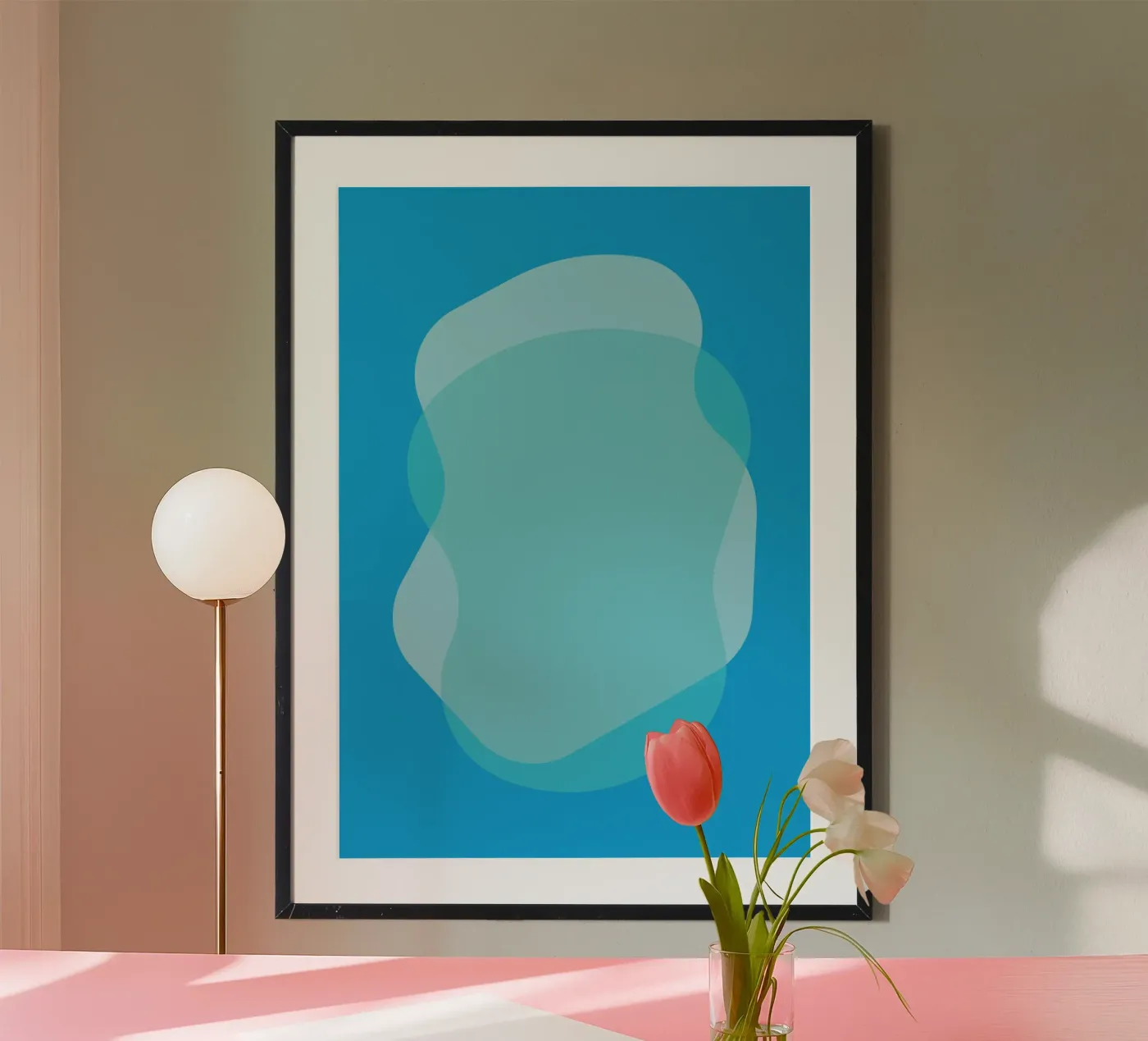 Oceano blu poster da Yoko Drawing Art