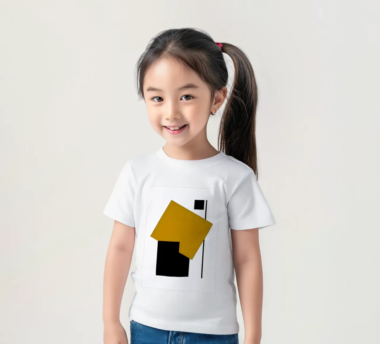 Abstrakte Formularsequenz Kinder T-Shirt von Sun Flower
