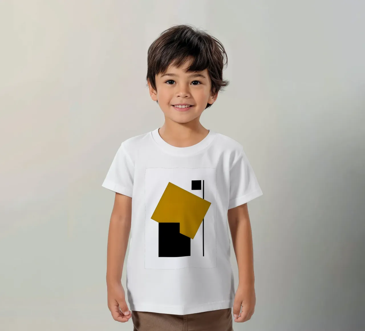 Abstrakte Formularsequenz Kinder T-Shirt von Sun Flower