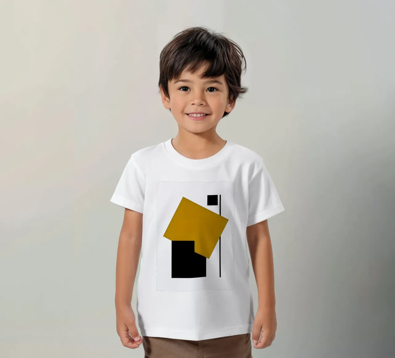 Abstrakte Formularsequenz Kinder T-Shirt von Sun Flower