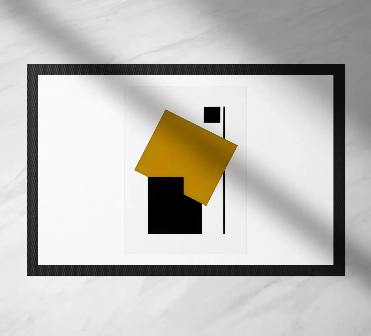 Abstract Form Sequence Fußmatte von Sun Flower