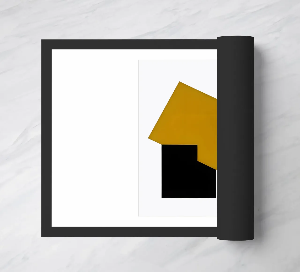 Abstract Form Sequence Fußmatte von Sun Flower