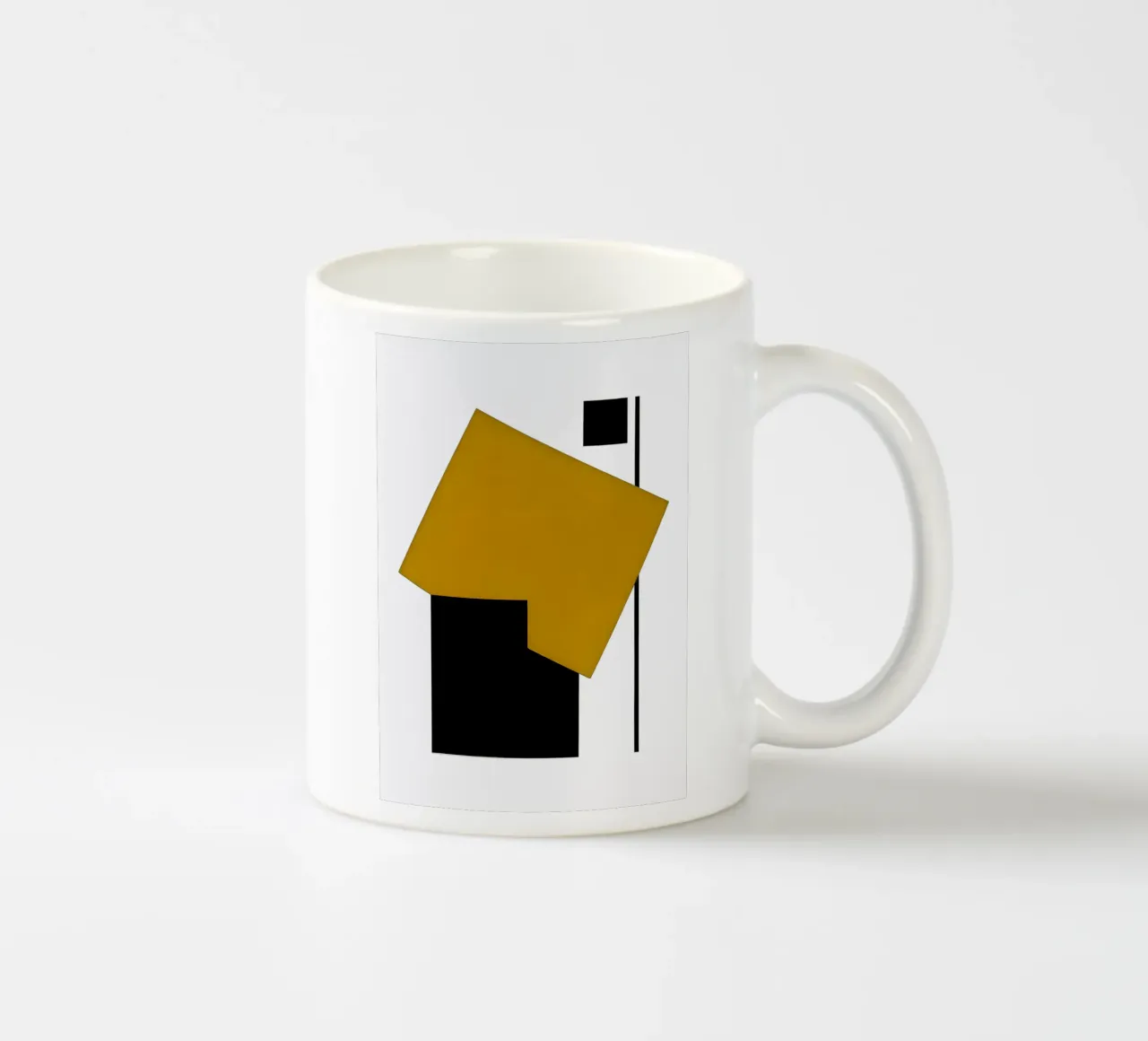 Abstract Form Sequence ceramic mug by Sun Flower