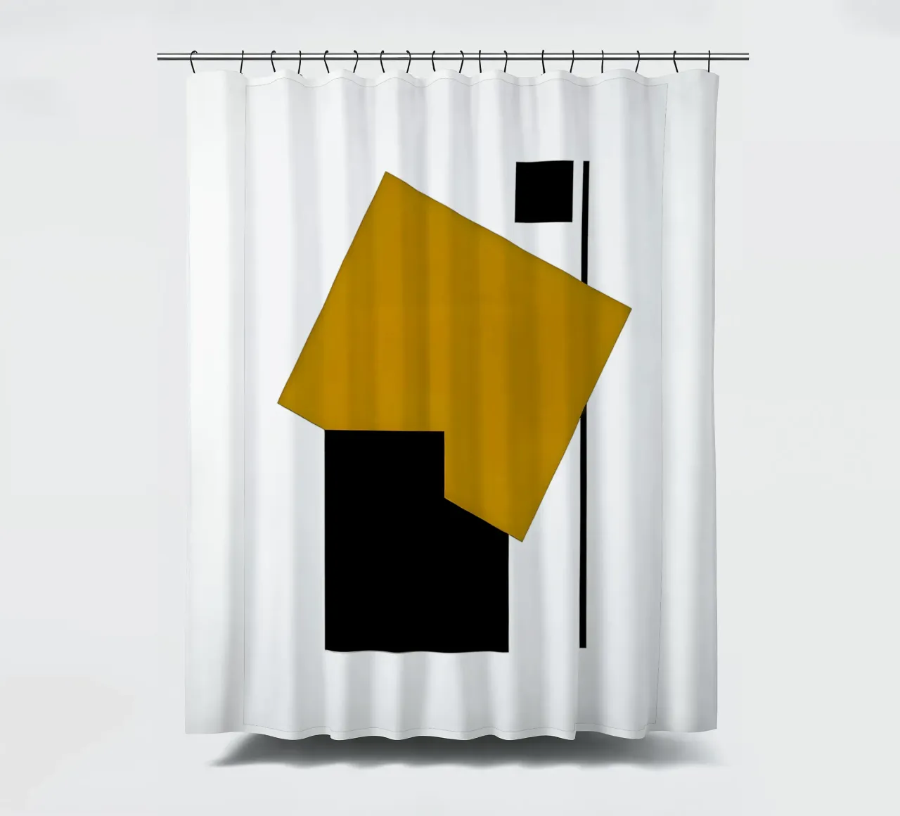 Abstract Form Sequence Duschvorhang von Sun Flower