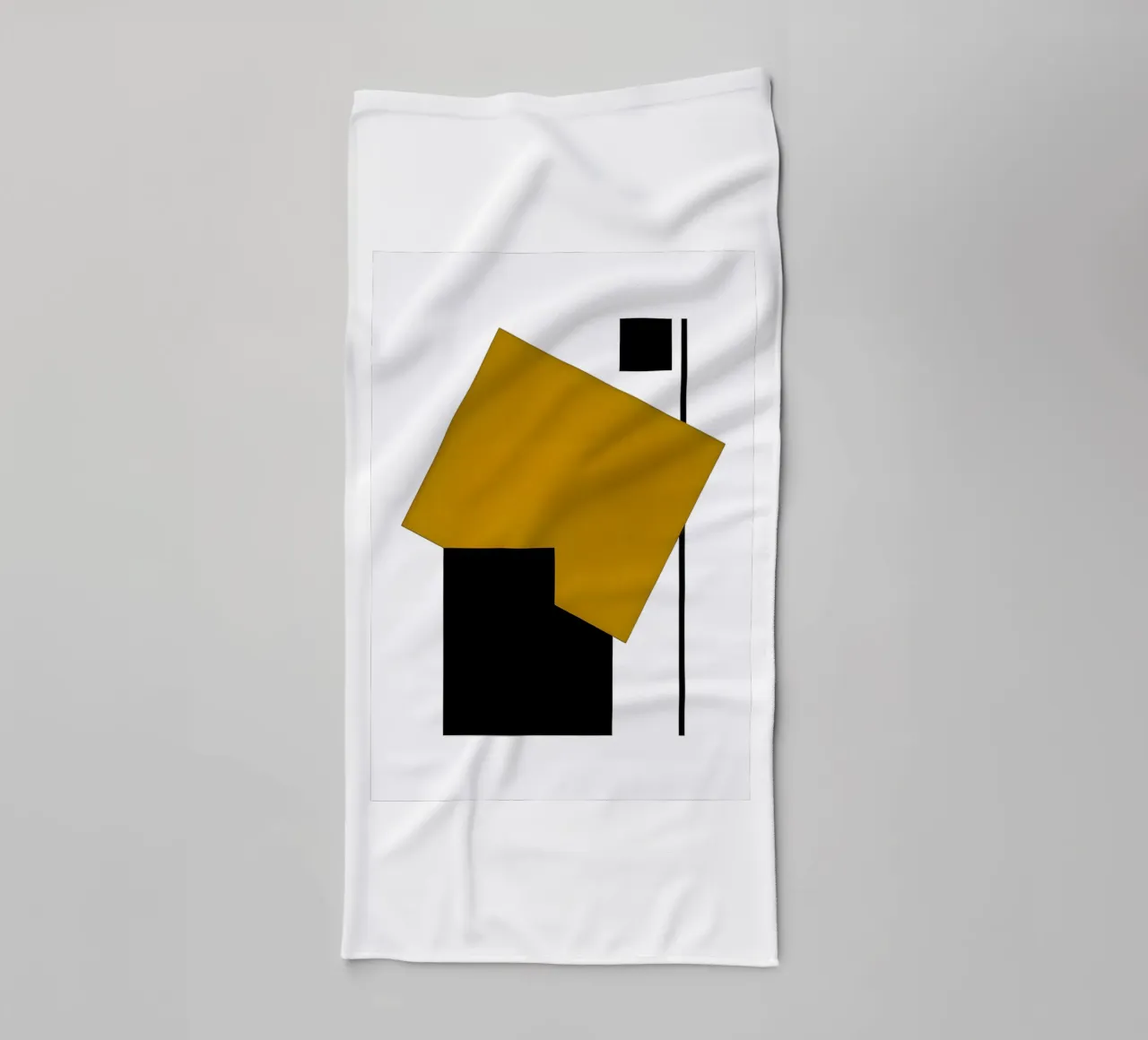 Abstract Form Sequence towel by Sun Flower