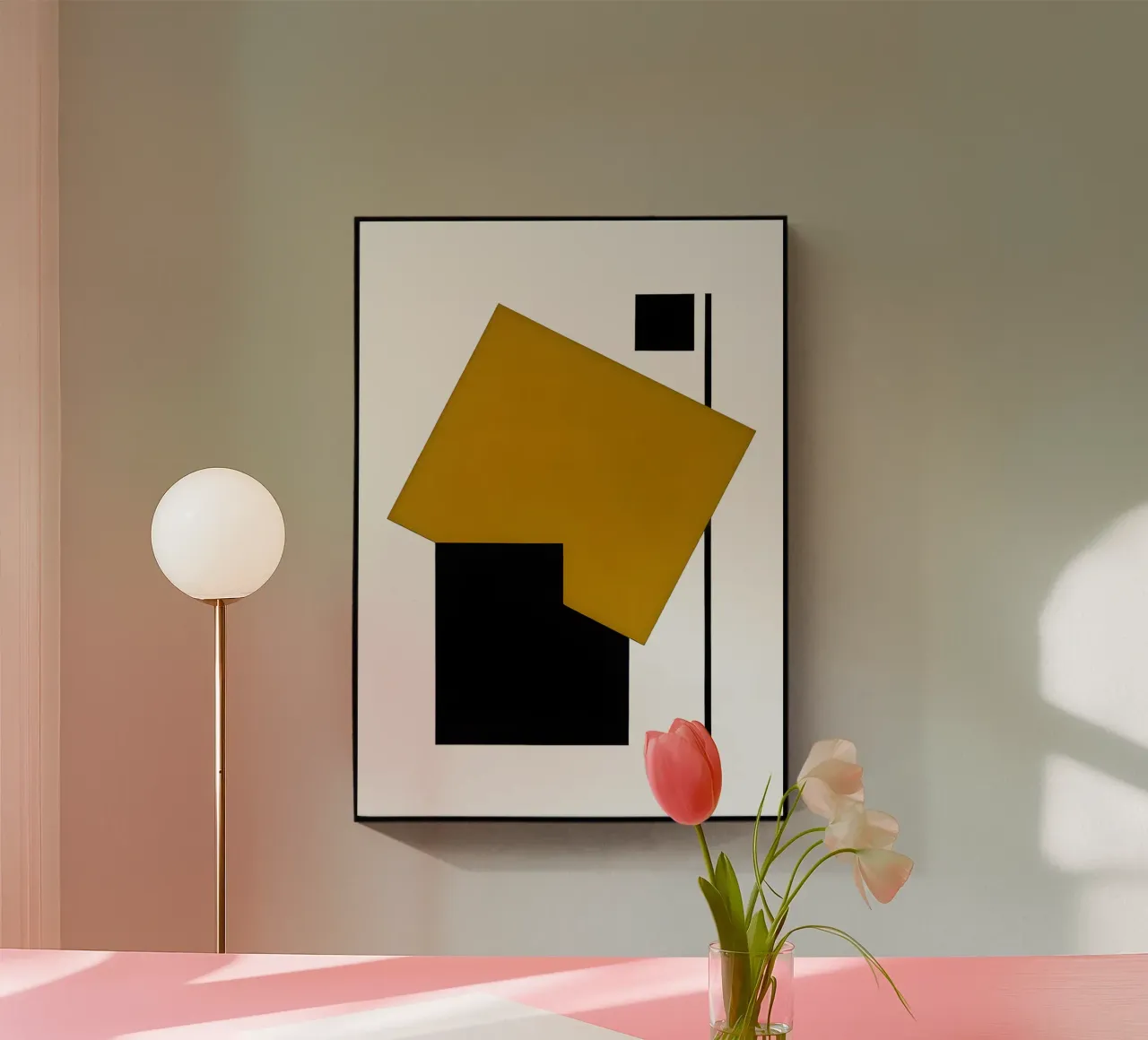 Abstract Form Sequence plexiglass da Sun Flower