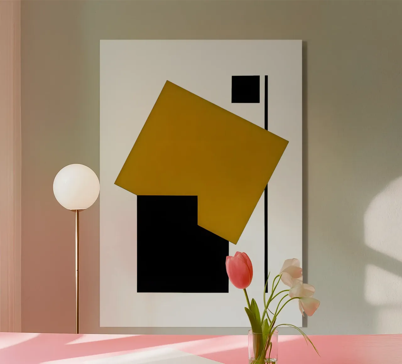 Abstract Form Sequence plexiglass da Sun Flower