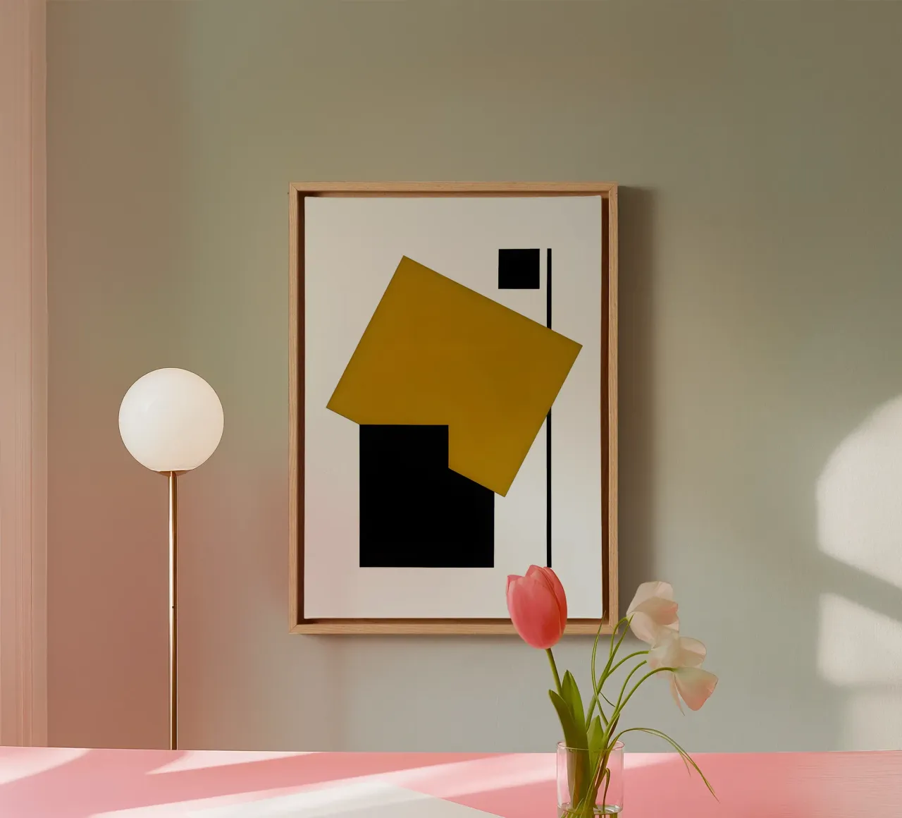 Abstract Form Sequence Leinwand von Sun Flower