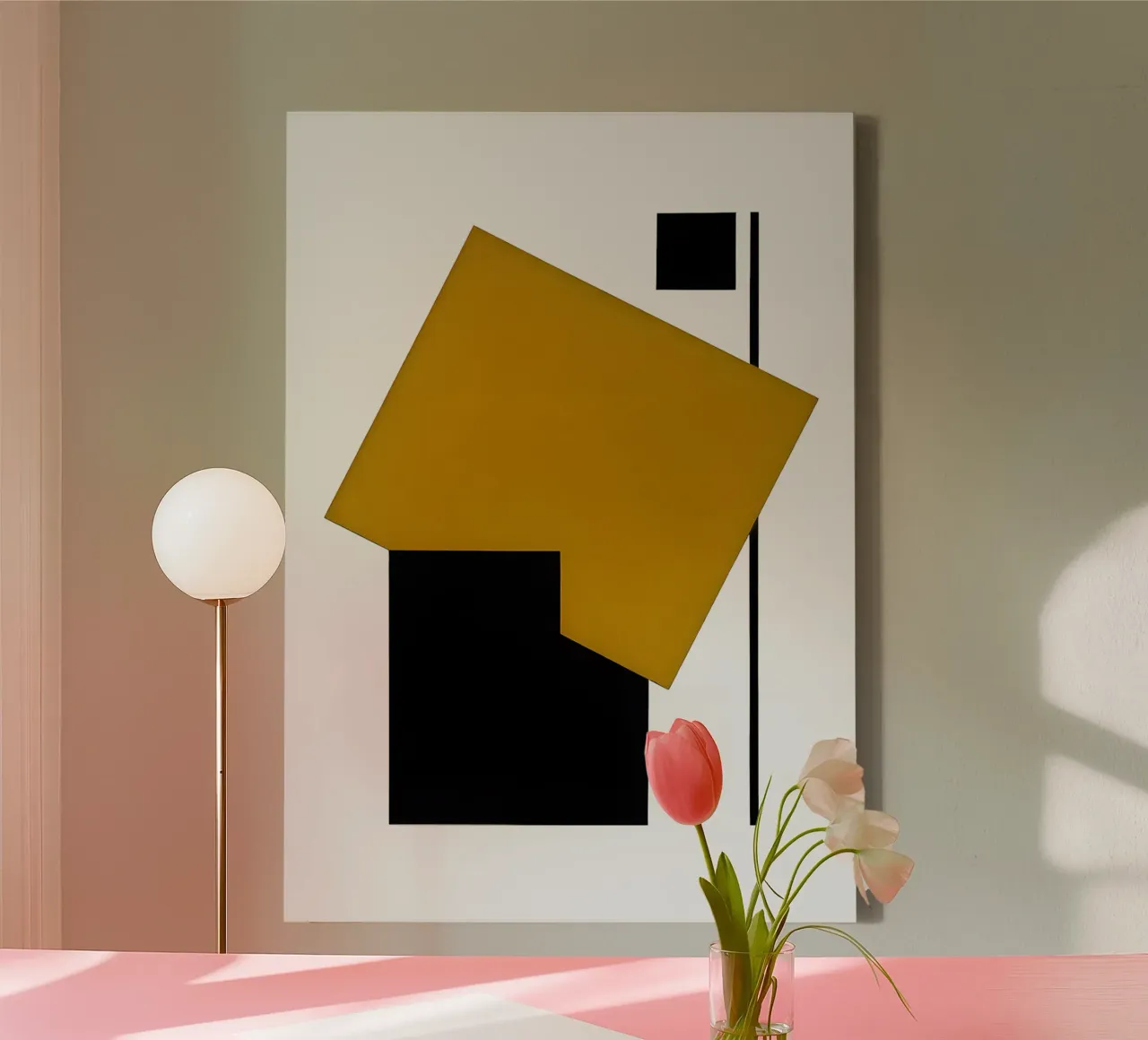 Abstract Form Sequence Leinwand von Sun Flower