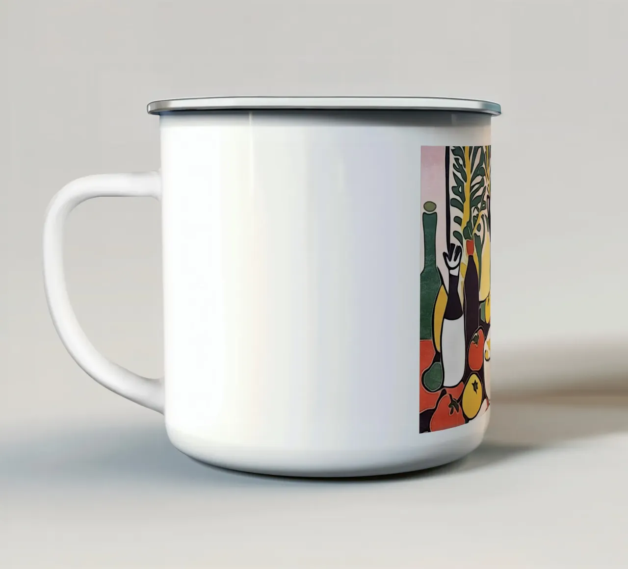 Pomodori in cucina tazza in smalto da ZAMART